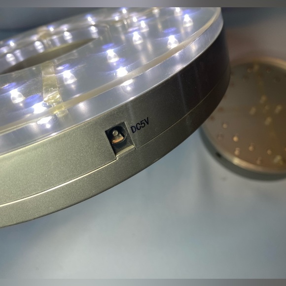 Set 2 Centerpiece light bases  E-maxi 32 (19524) (19522) 6” & 8” - Picture 6 of 6